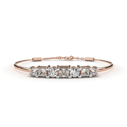 Dual Charm Diamond Bracelet
