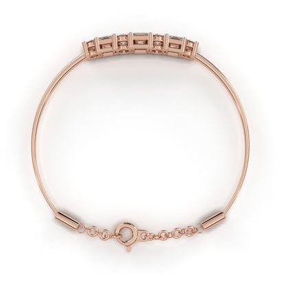 Dual Charm Diamond Bracelet
