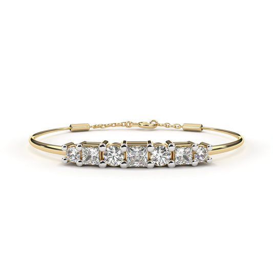 Dual Charm Diamond Bracelet