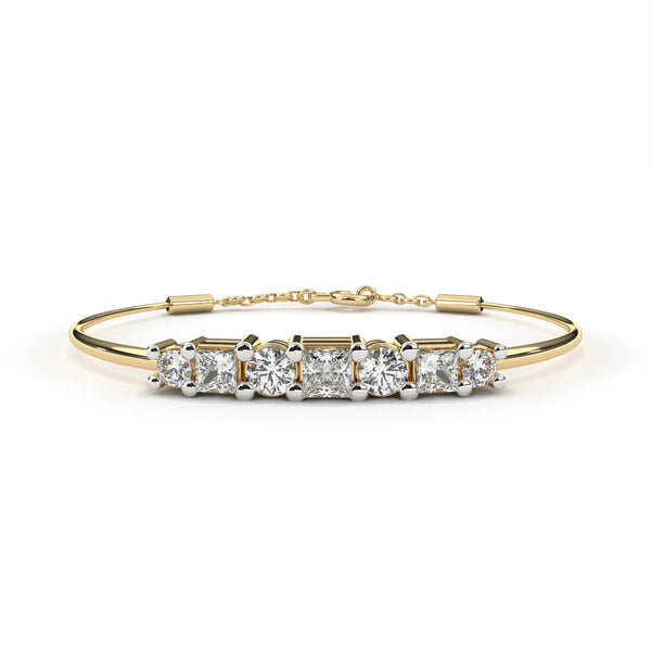 Dual Charm Diamond Bracelet