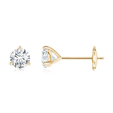 0.75CTS 14K Lab-Grown Prong-Set Round Diamond Martini Stud Earrings