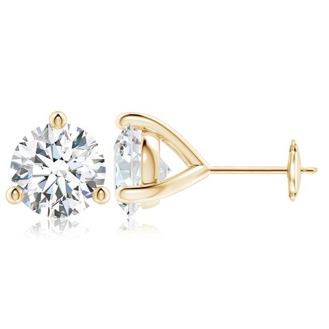 8.0CTW 14K Lab-Grown Prong-Set Round Diamond Martini Stud Earrings