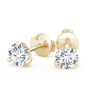 8.0CTW 14K Lab-Grown Prong-Set Round Diamond Martini Stud Earrings