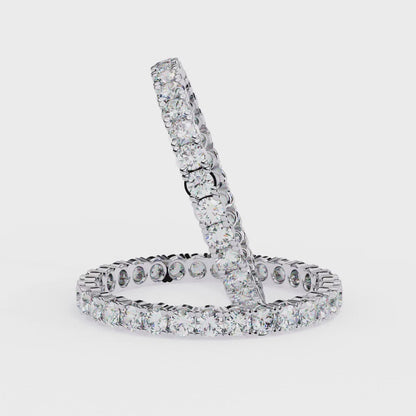 Constella Curve – Round Lab Diamond Open Wrap Band