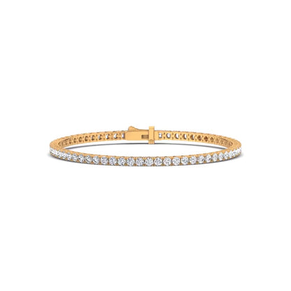 4 CTW Lab-Grown Diamond Tennis Bracelet | 4-Prong Straight