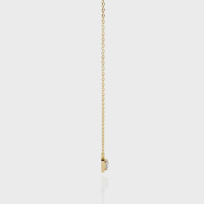 Heartline – Heart & Round Lab Diamond Cluster Necklace