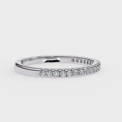 Lyric Band – Round Lab Diamond Alternating Stack Ring