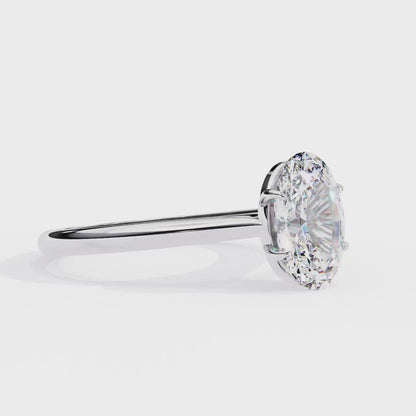 Classic Oval Solitaire Ring