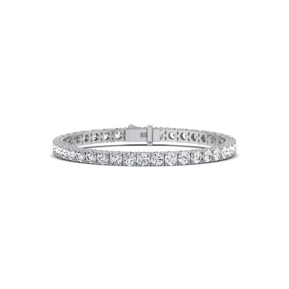 10 CTW Lab-Grown Diamond Tennis Bracelet | 4-Prong Straight