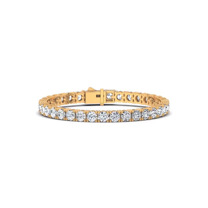 15 CTW Lab-Grown Diamond Tennis Bracelet | 4-Prong Straight