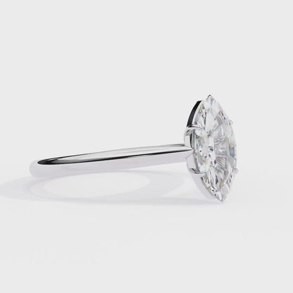 Marquise Solitaire Ring