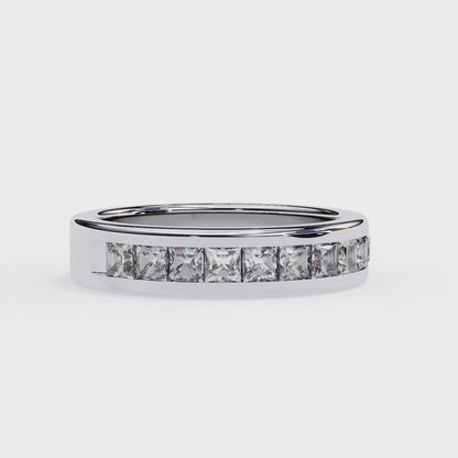 Royal Prism – Princess Cut Lab Diamond Channel Band