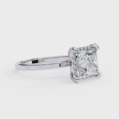 Princess Weave – Lab Diamond Ring in 14K Gold