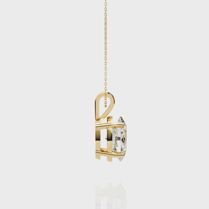 Oval Serenity – Oval Lab Diamond Minimalist Chain Pendant