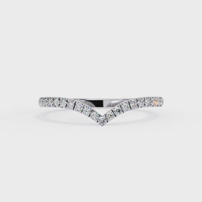 Twilight Spark – Round Lab Diamond Scattered Eternity Ring