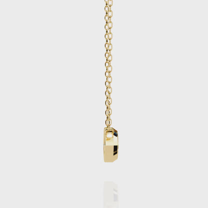 EAST~WEST   - Marquise Cut Lab Diamond Pendant Necklace