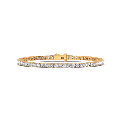 5 CTW Lab-Grown Diamond Tennis Bracelet | 4-Prong Straight