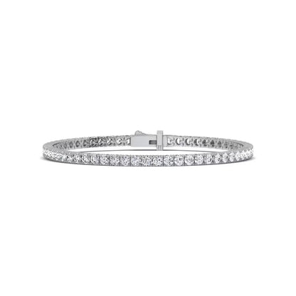 5 CTW Lab-Grown Diamond Tennis Bracelet | 4-Prong Straight