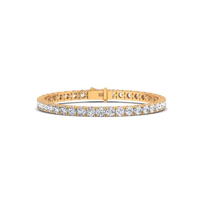 10 CTW Lab-Grown Diamond Tennis Bracelet | 4-Prong Straight