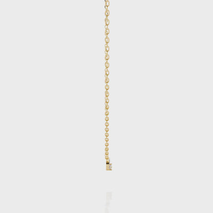 Cushion Orbit – Cushion & Round Lab Diamond Halo Necklace