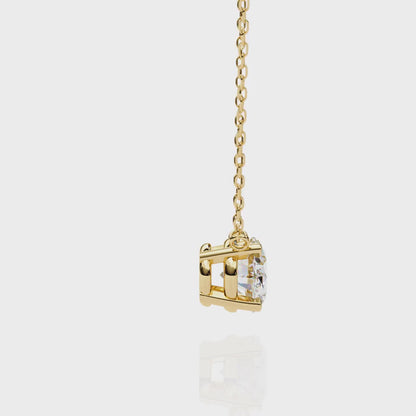 Oval Grace – Oval Cut Lab Diamond Solo Necklace