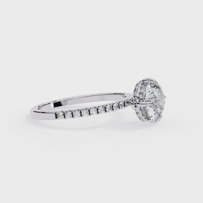 Galaxy Round Lab Diamond Full Eternity Ring