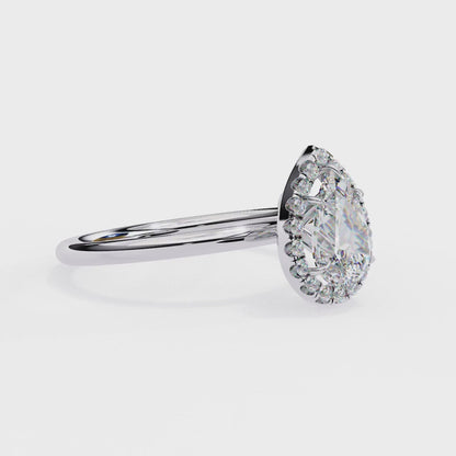 Pear Elevate – Lab Diamond Statement Ring in 14K Gold